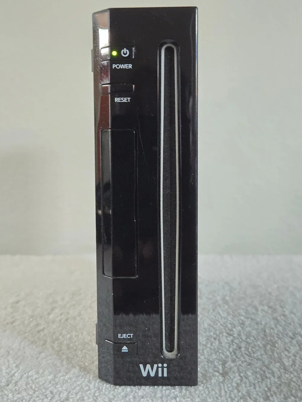 Nintendo Wii Console Bundle RVL-001 Black W/Wii Sports Game *TESTED & WORKING*